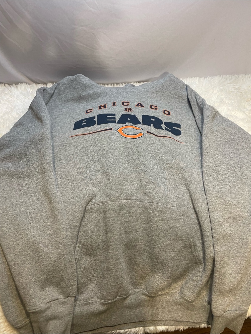 Chicago Bears Gray Crewneck Sweatshirt with Team Logo